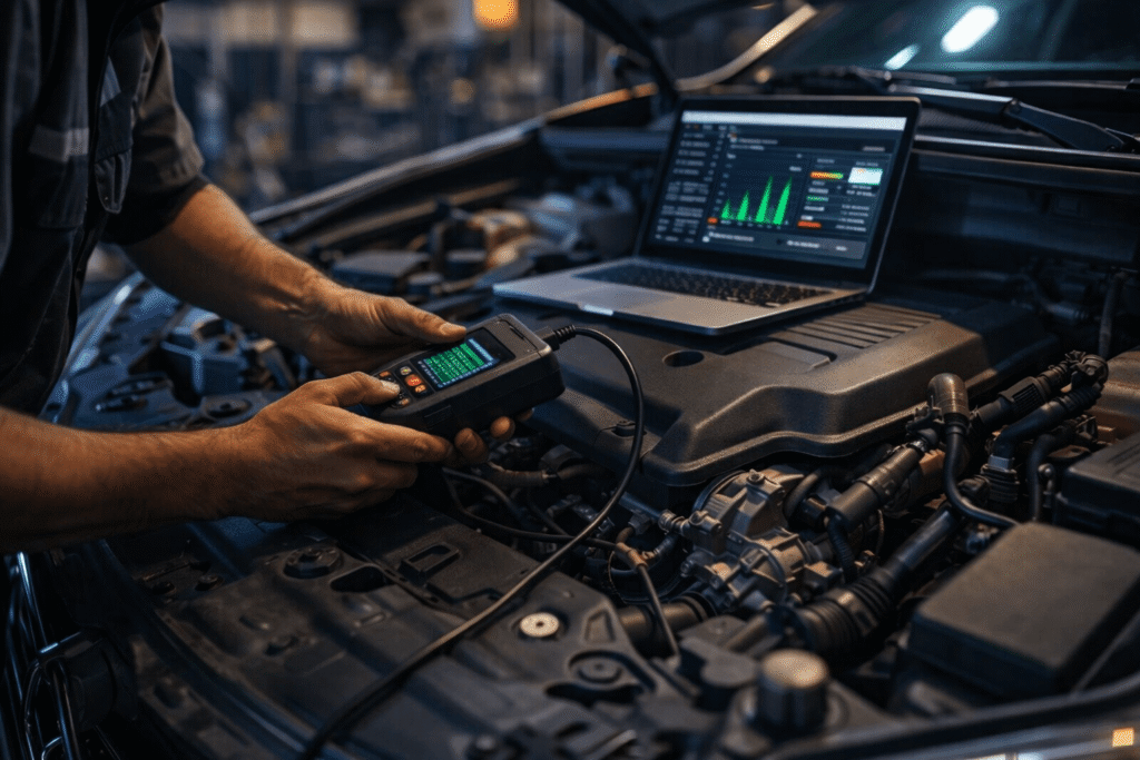 Diagnóstico computarizado (OBD2) en flotillas: guía rápida