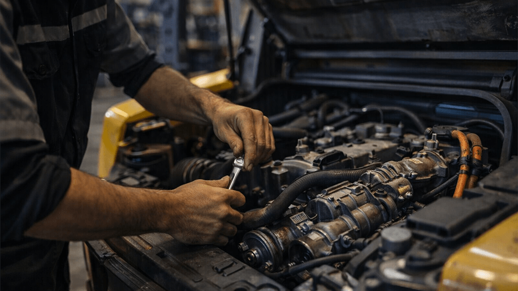 Mantenimiento de montacargas: checklist y señales de falla